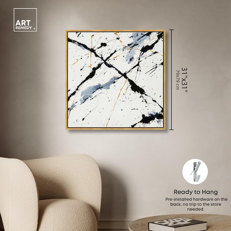 Splintered Impact II Canvas by Art Remedy