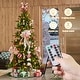 preview thumbnail 8 of 55, Glitzhome 6FT/7FT Multi-color Lighted Fir Christmas Tree with Remote Controller