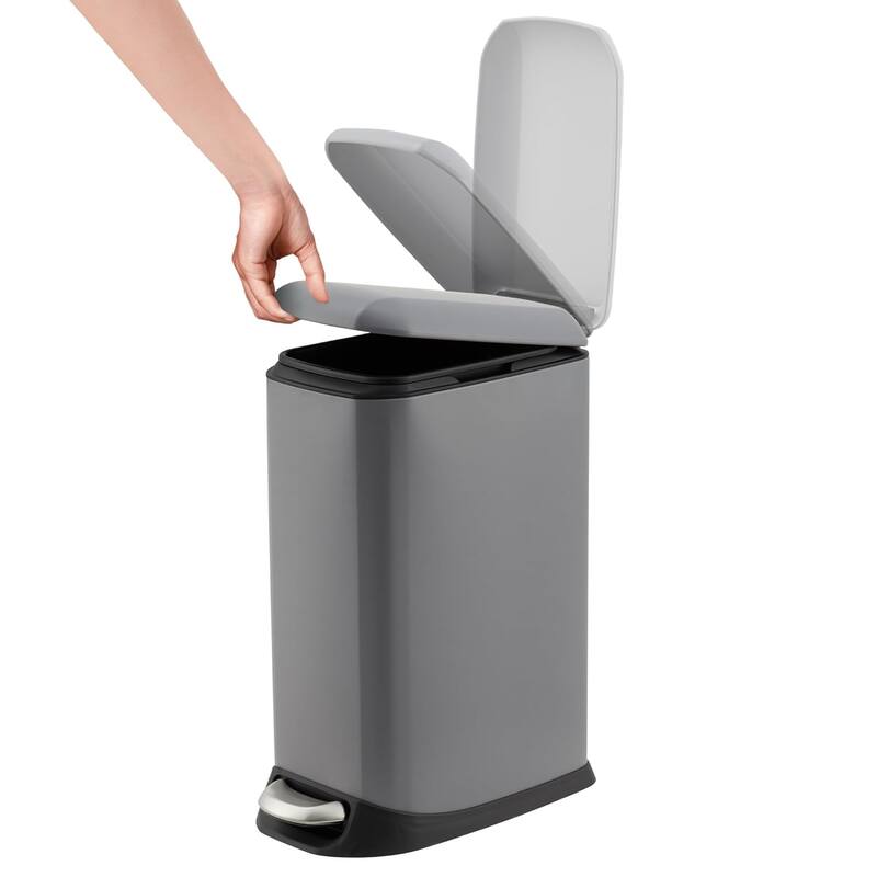 3.2 Gallon Trash Can, Stainless Steel,Trash Can with Lid