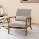 preview thumbnail 12 of 15, Costway 1PC/2PCS Modern Accent Chair Leisure Armchair with Rubber Wood - See Details