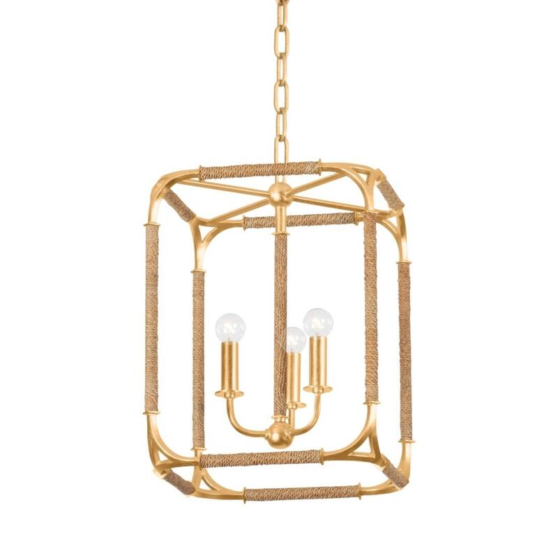 Hudson Valley Lighting 1603 Laurenceston 3 Light 13" Wide Pendant - Gold Leaf