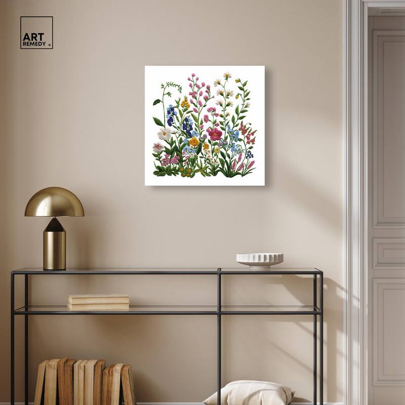 Wildflower Patch I Canvas by Art Remedy, Gallery Wrapped