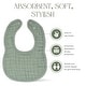 preview thumbnail 28 of 60, Muslin Cotton Baby Bibs Adjustable Size with Easy Snaps by Comfy Cubs