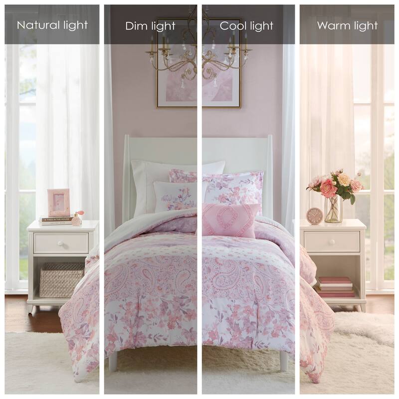 Intelligent Design Elodie Floral Paisley Comforter Set