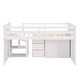 preview thumbnail 11 of 38, Twin Pine Loft Bed with Storage Steps and Movable Desk