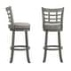 preview thumbnail 17 of 21, Rovinj Upholstered Back Swivel Bar Stool - Barstool