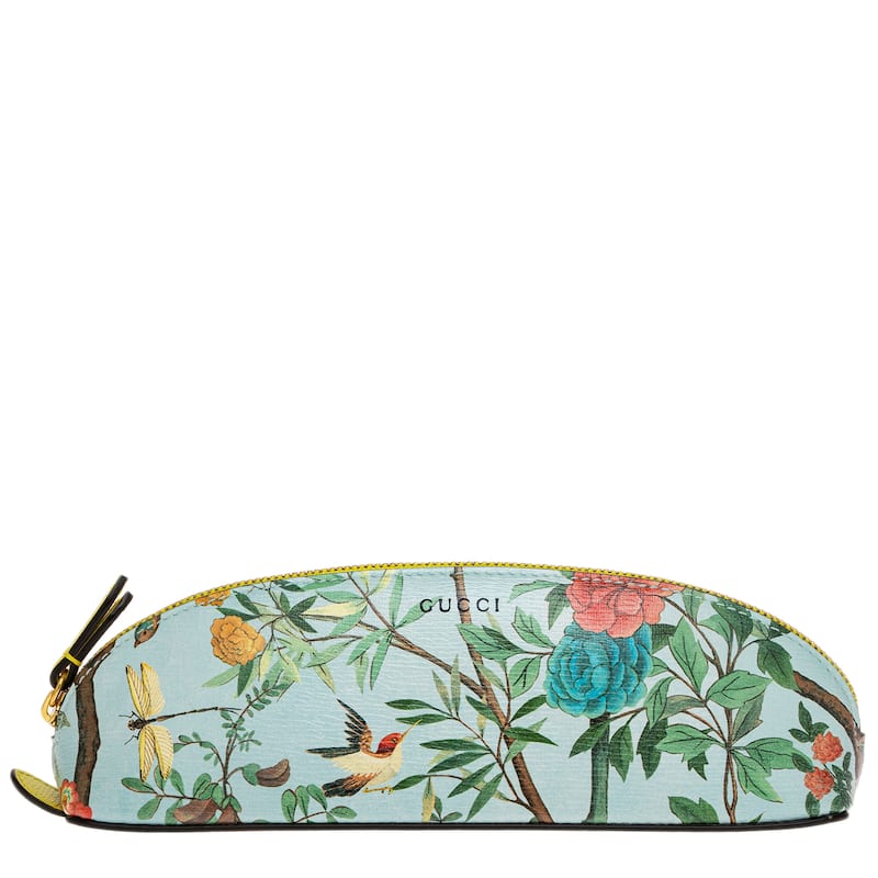 Gucci Tian Print Leather Pencil Case - Stationary