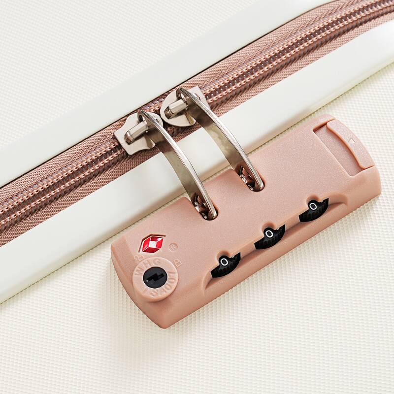 Luggage Sets Four Piece, ABS Durable Suitcase with Travel Bag