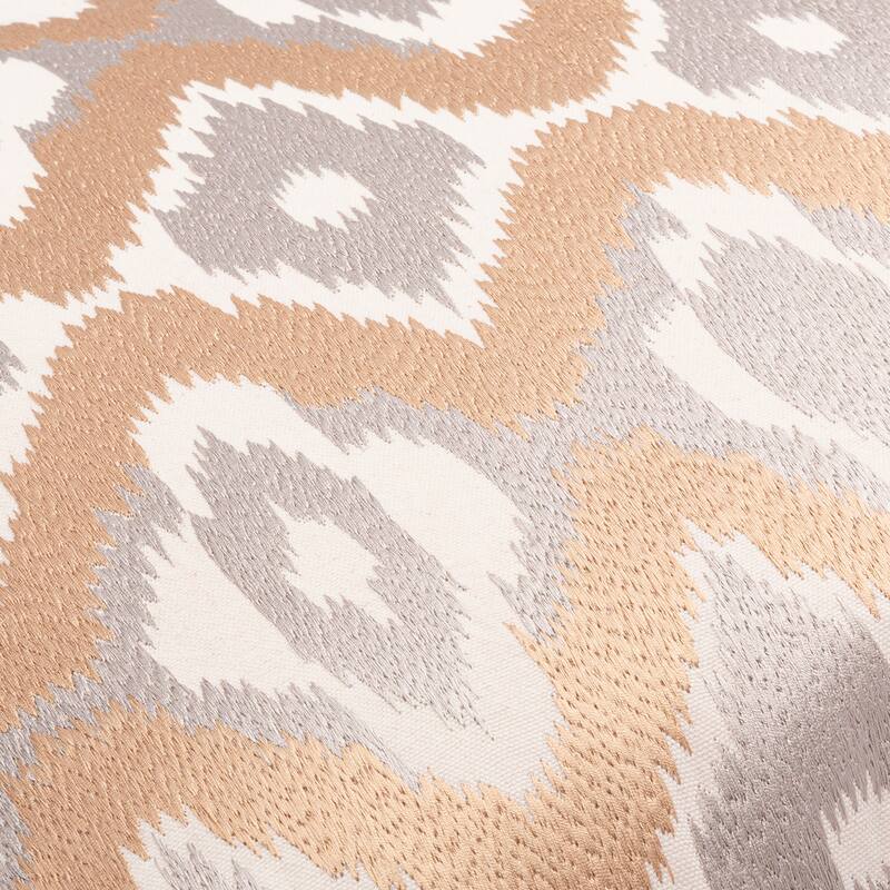 Krishae Ikat Embroidered Throw Pillow