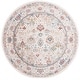 preview thumbnail 109 of 112, SAFAVIEH Lauren Ralph Lauren Lefka Rug 6'7" Round - Ivory/Blue Rust - Round