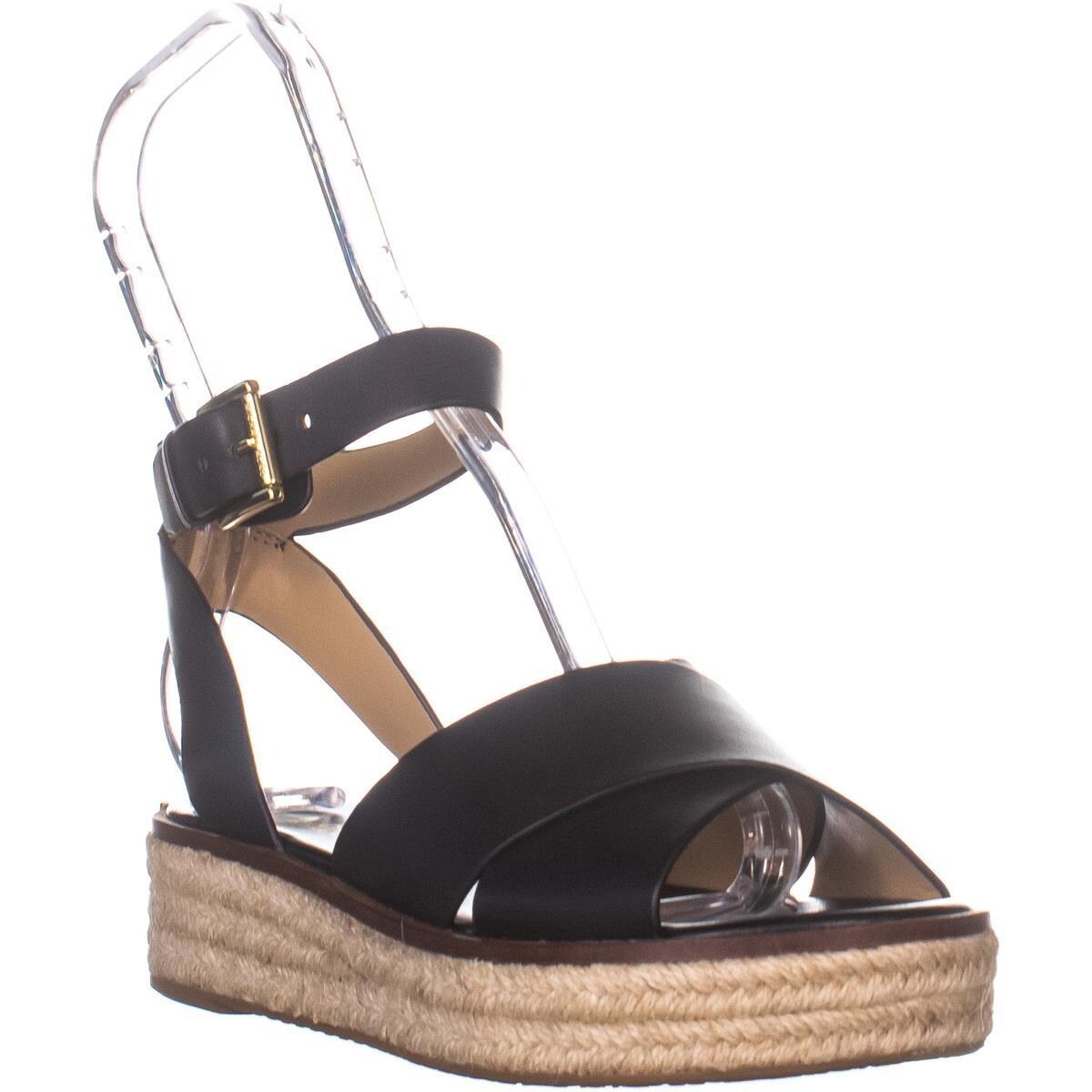 michael kors abbott sandal black