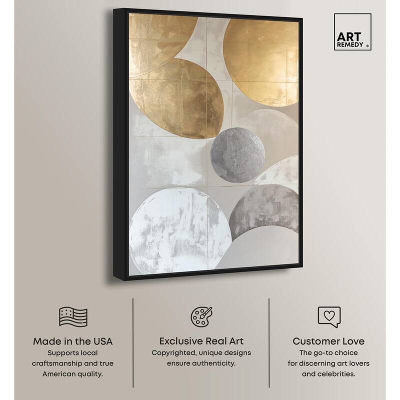 Golden Sequence II Canvas by Art Remedy