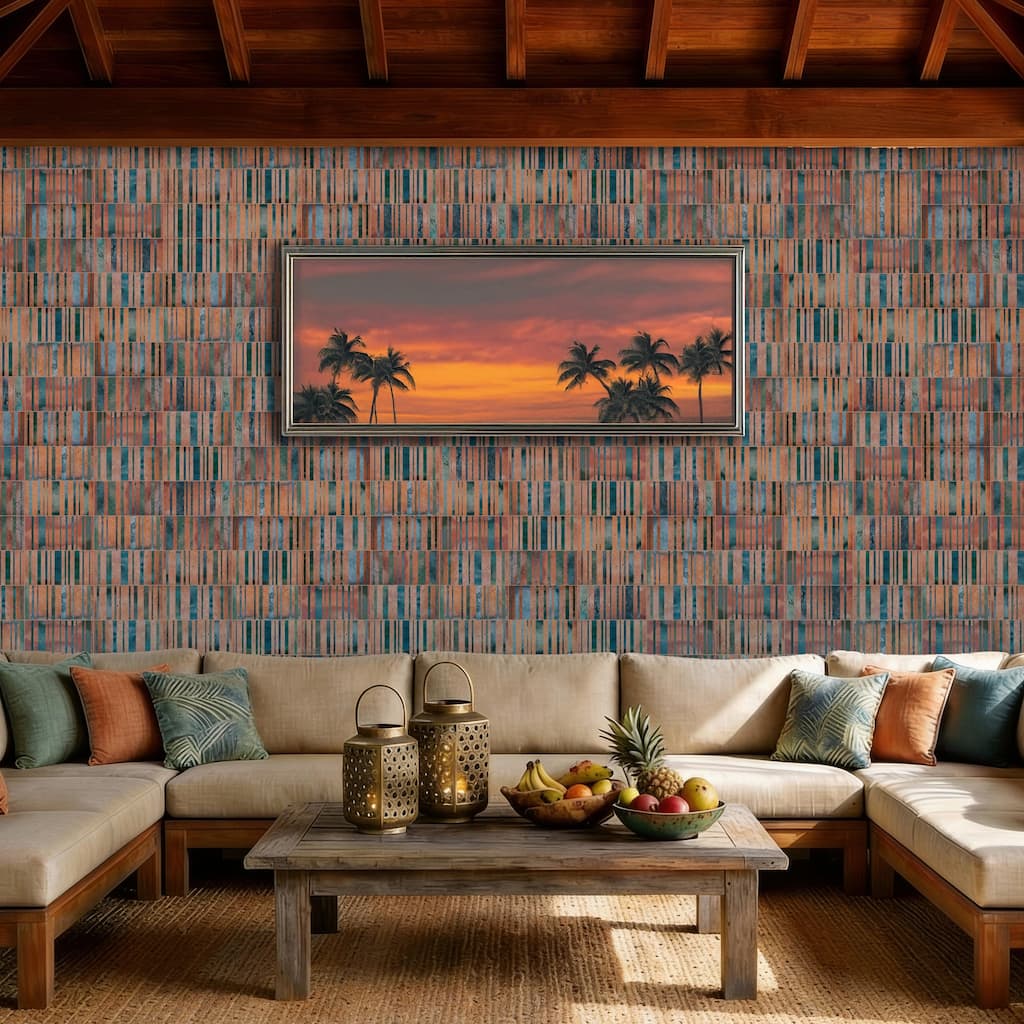 Merola Tile Atelier Marianne Decor 4-1/2" x 9-1/8" Porcelain Floor and Wall Tile