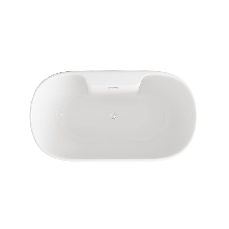 Nicolette Bathtub in Glossy White