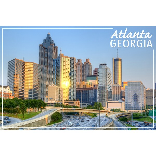 Atlanta Georgia Skyline During Day Lantern Press Photography Art Print Multiple Sizes Available 9 X 12 Art Print