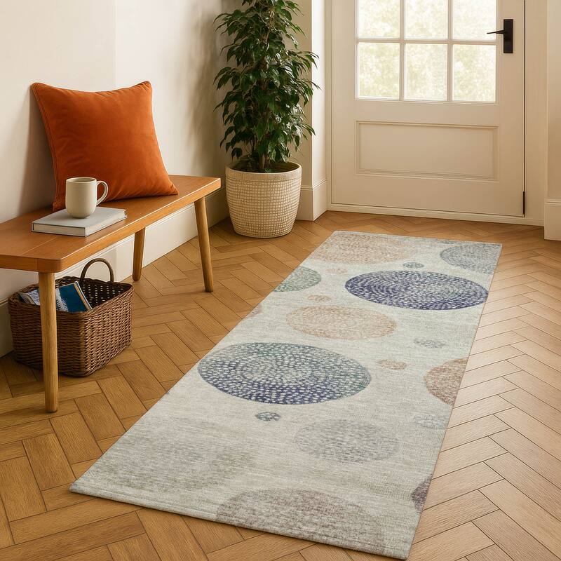 Premium Washable Super Soft Mayfield Rug - Beige - 2'3" x 7'6"