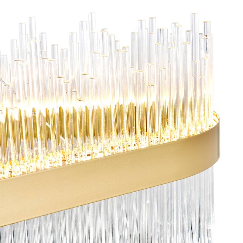 Genevieve LED Chandelier With Medallion Gold Finish - Medallion Gold