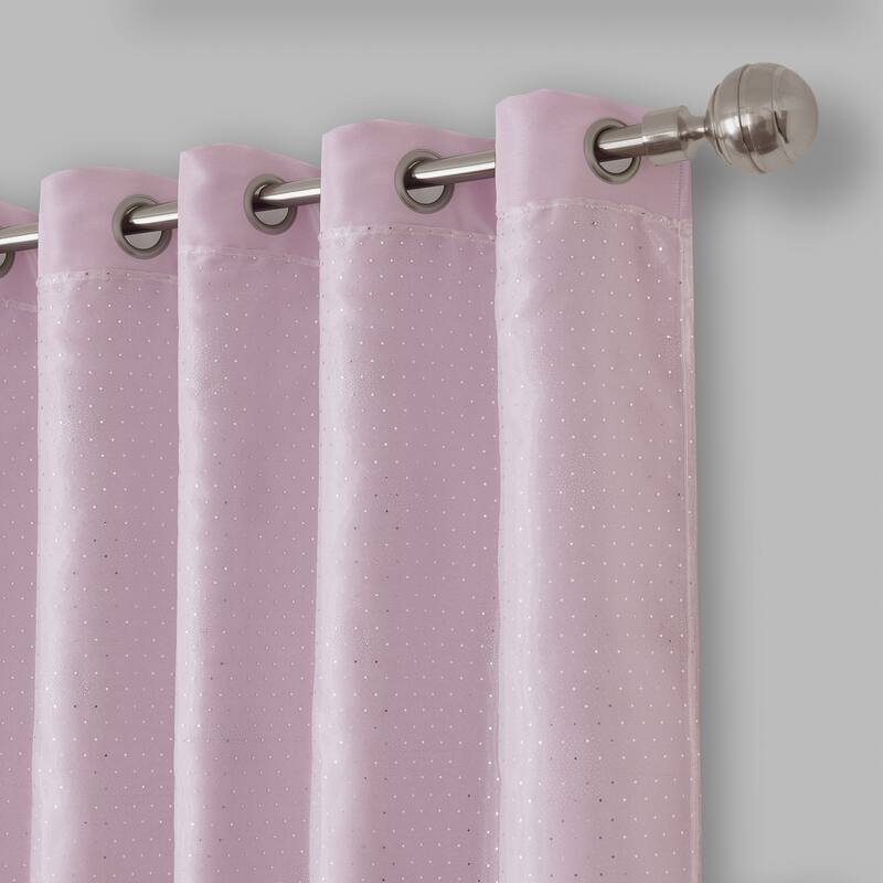 Elrene Aurora Kids Room Darkening Layered Sheer Curtain