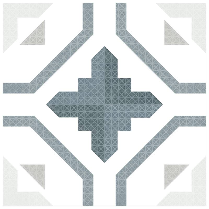 Merola Tile Prisma Anthracite 9-3/4" x 9-3/4" Porcelain Floor and Wall Tile