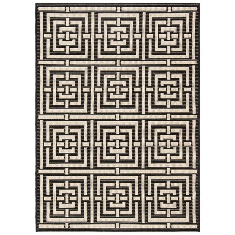 SAFAVIEH Courtyard Ginger Indoor/ Outdoor Waterproof Patio Backyard Rug