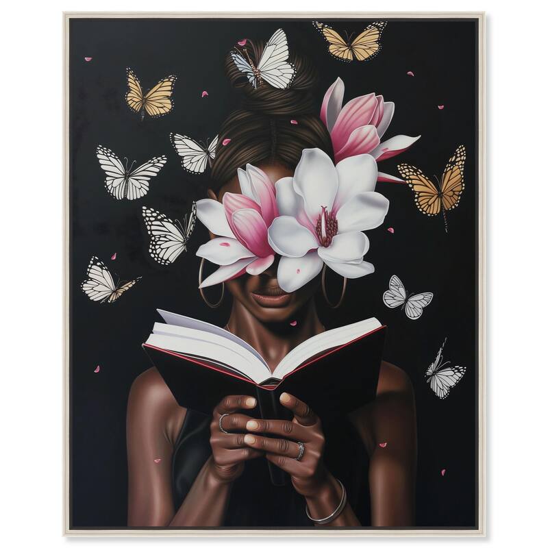 Pages of Flight Canvas by Art Remedy - 36" x 45" - Silver