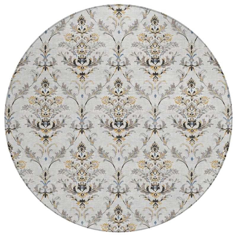 Machine Washable Indoor/ Outdoor Traditional Marrakesh Chantille Rug