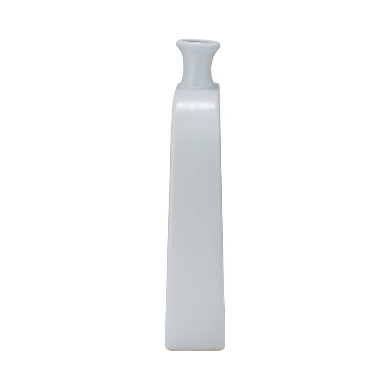 Sagebrook Home Modern Coastal Cut Out Ceramic Bud Vase