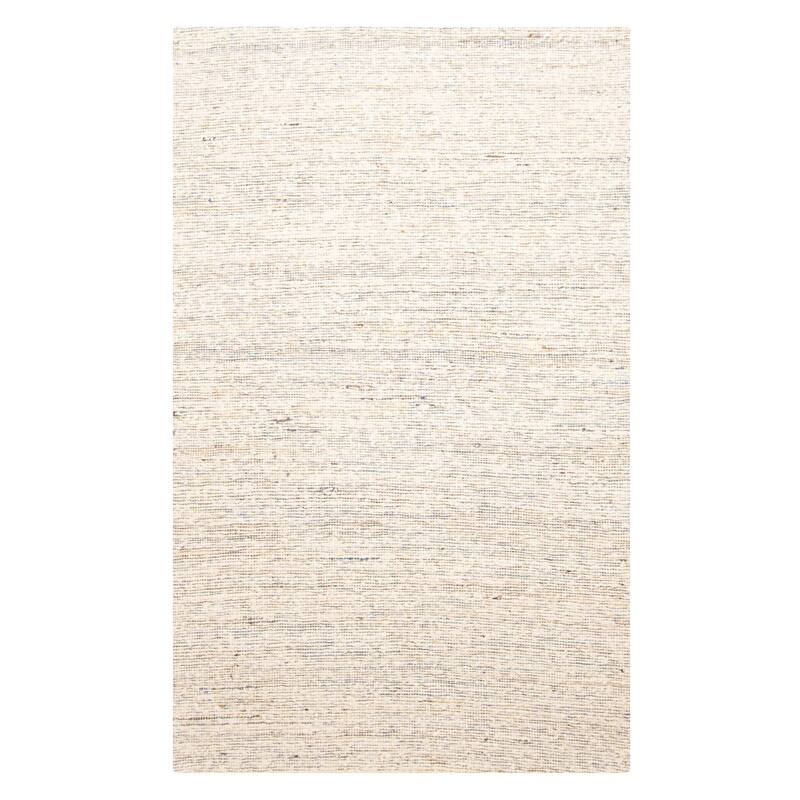 ECARPETGALLERY Braid weave Sienna Cream Wool Rug - 4'11 x 7'10