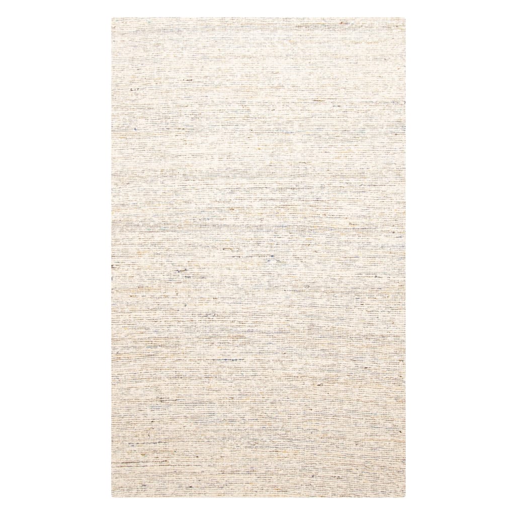 ECARPETGALLERY Braid weave Sienna Cream Wool Rug - 4'11 x 7'10