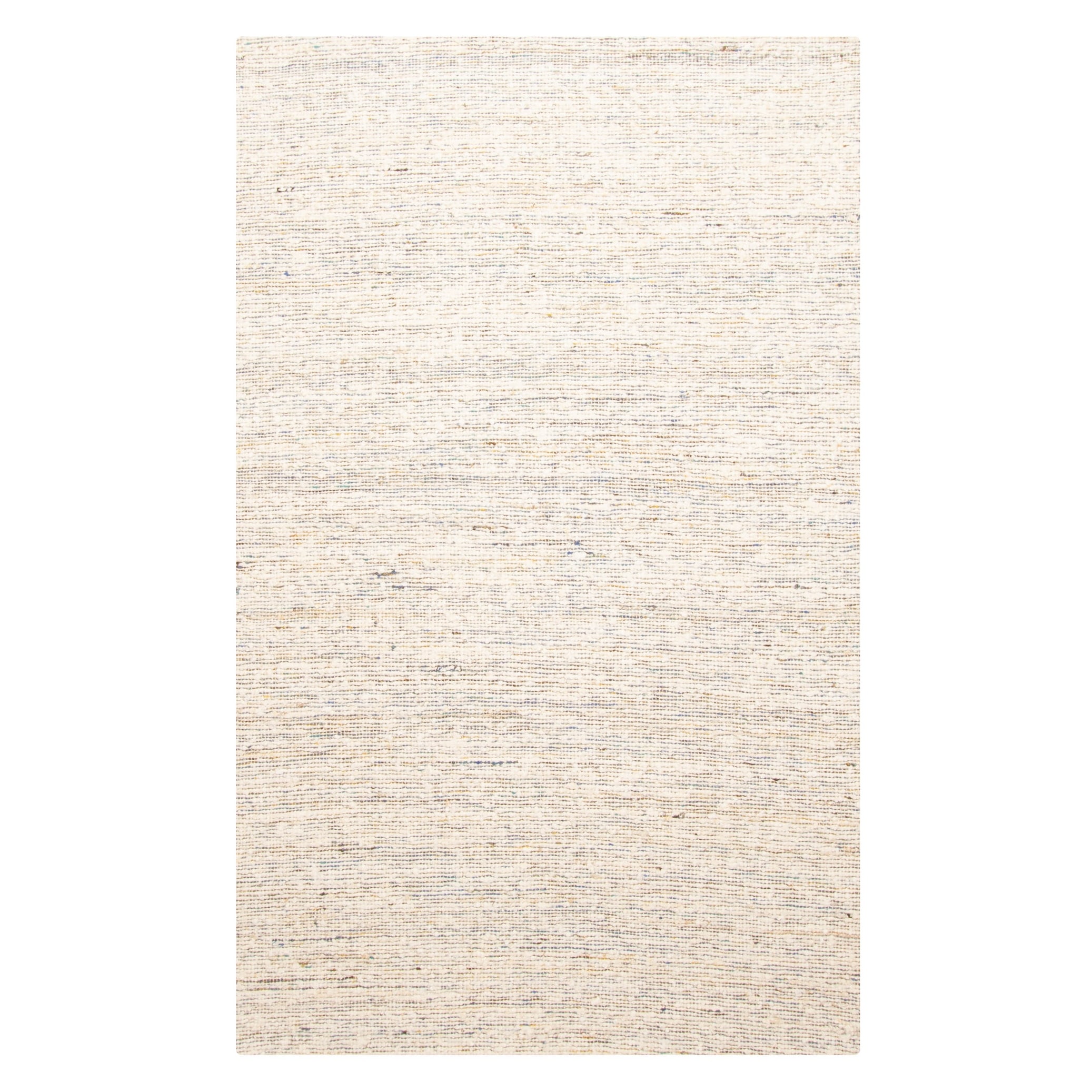 ECARPETGALLERY Braid weave Sienna Cream Wool Rug - 4'11 x 7'10