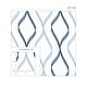 preview thumbnail 9 of 20, NextWall Ogee Ribbon Peel and Stick Wallpaper