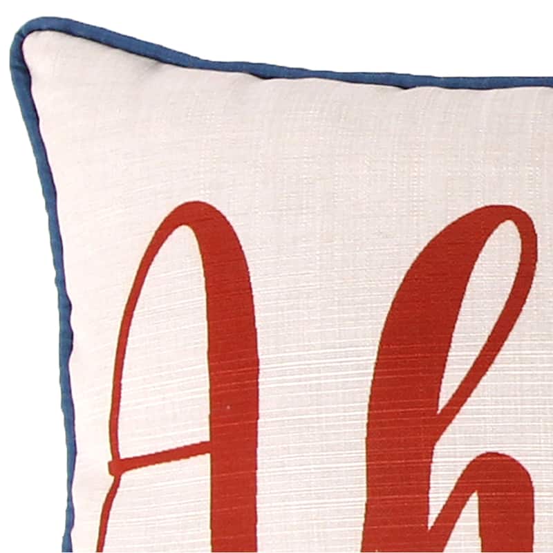 20" x 14" Nautical Indoor Lumbar Throw Pillow