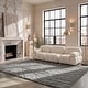 preview thumbnail 6 of 21, SAFAVIEH Florida Shag Sigtraud Abstract Waves 1.2-inch Thick Rug