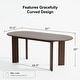 preview thumbnail 7 of 7, Solid Wood Oval Dining Table for 6-8 People Nordic style