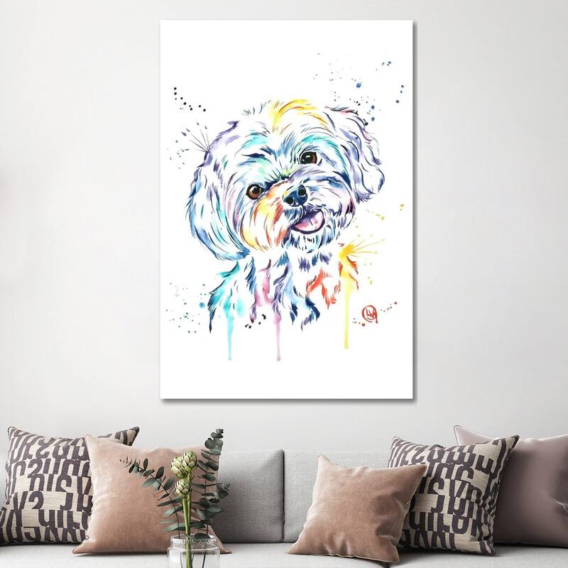 iCanvas "Havanese" by Lisa Whitehouse Canvas Print