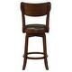 preview thumbnail 21 of 22, Irvi Traditional Rubberwood 3-Piece Barstool Counter Height Dining Set by Furniture of America