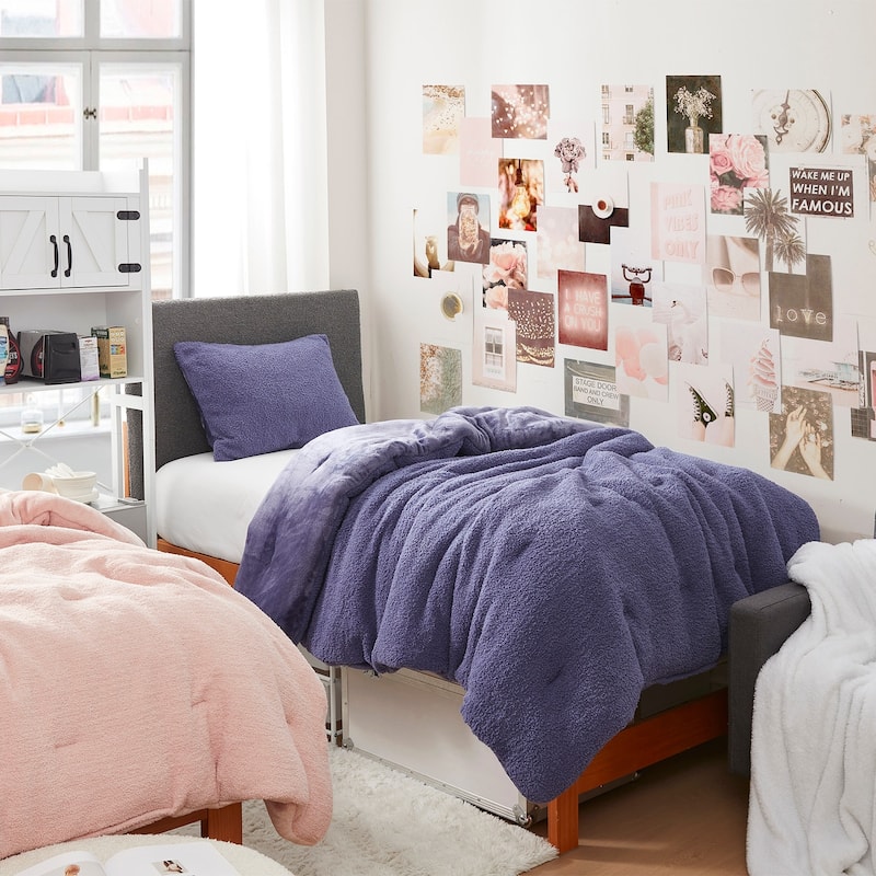 Cardigan Knit - Coma Inducer® Oversized Comforter Set - Blueberry Purple - Twin XL