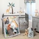 preview thumbnail 6 of 4, Bedtime Originals Mighty Jungle Animals Giraffe/Zebra Musical Baby Crib Mobile