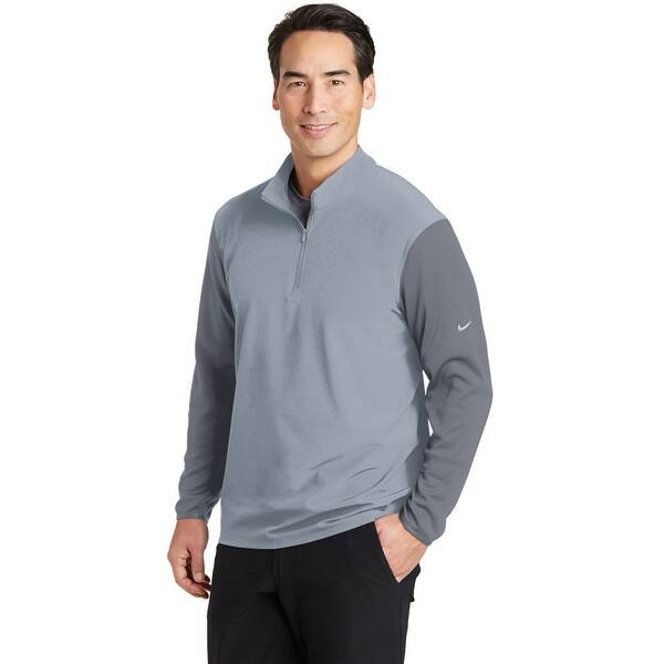 Nike Men S Dri Fit Fabric Mix 1 2 Zip Cover Up Overstock Nike Men S Dri Fit Fabric Mix 1 2 Zip Cover Up Overstock