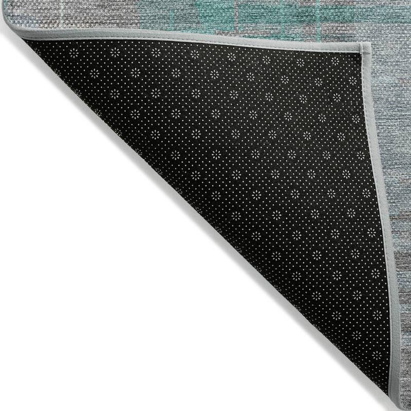 Machine Washable Indoor/ Outdoor Contemporary Aaron Chantille Rug