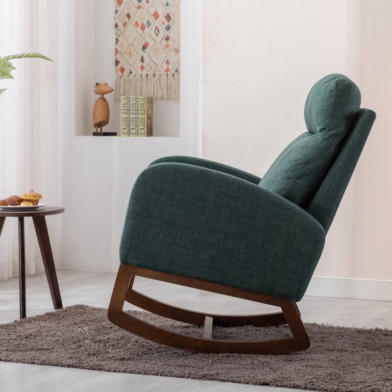 Living Room Comfortable Rocking Chair Living Room Chair - 39.70'' H x 27.16'' W x 37'' D