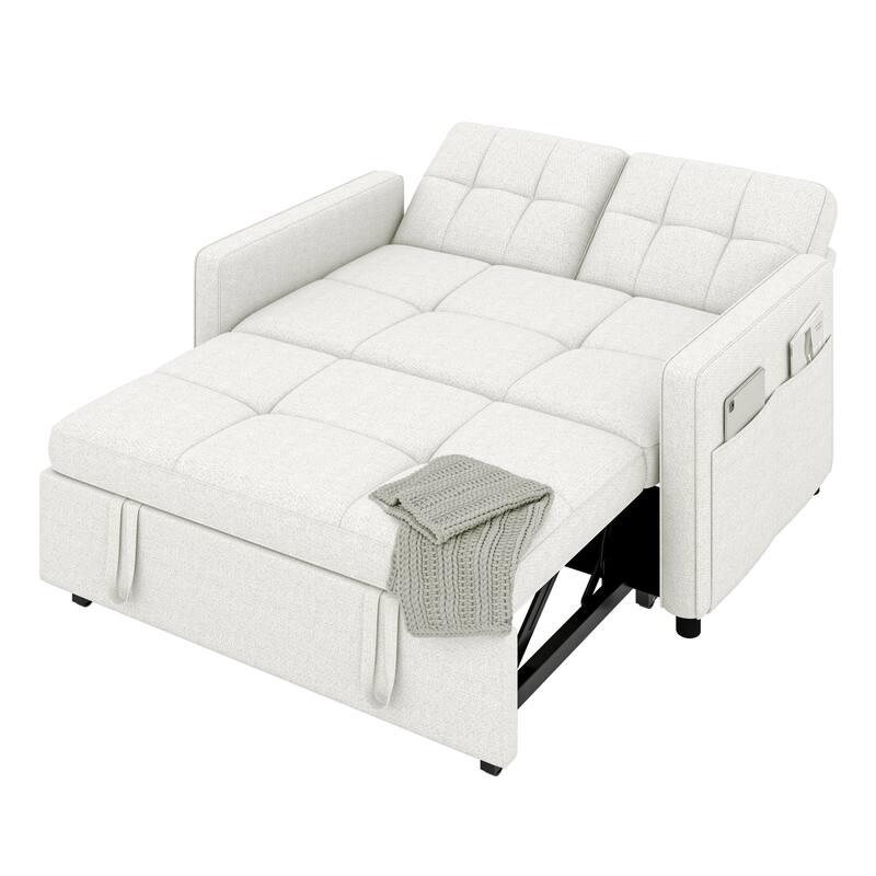 Moasis 3 IN 1 Sleeper Sofa Bed, Pull Out Chair Sofa