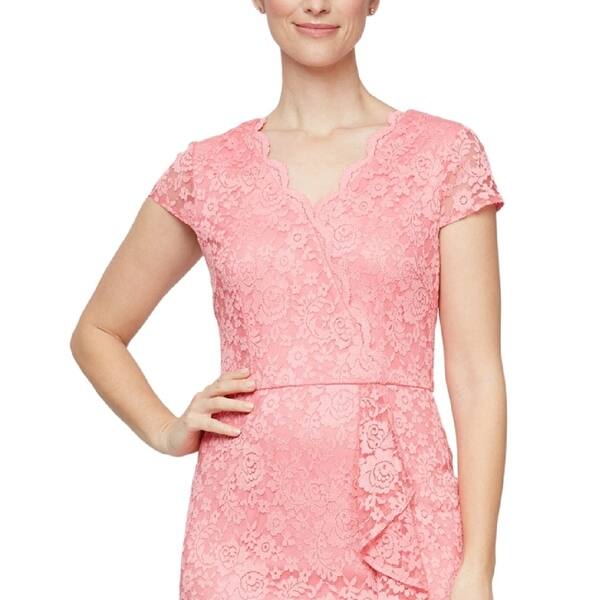Sl Fashions Women's Lace Sheath Dress Pink Size 8 - Bed Bath & Beyond - 40627761 Sl Fashions Women's Lace Sheath Dress Pink Size 8 - Bed Bath & Beyond - 40627761