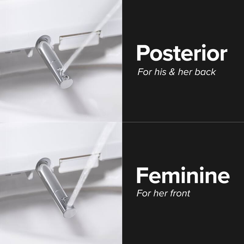 SmartBidet SB-2400 Electric Bidet Seat for Elongated or Round Toilets