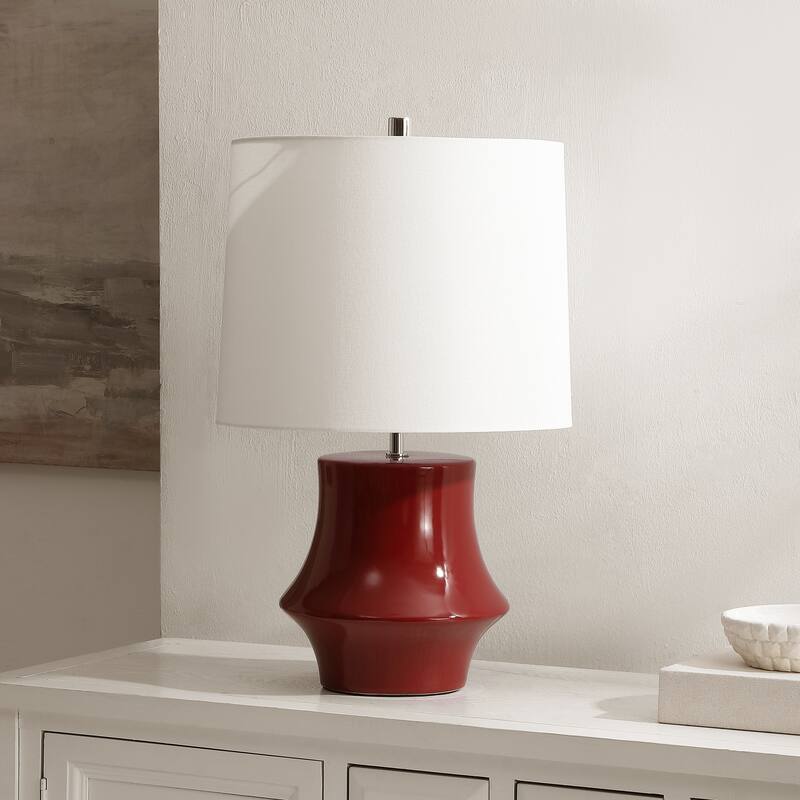SAFAVIEH Couture Ryder, 22-inch, Ceramic Table Lamp - 14"W x 14"D x 22"H
