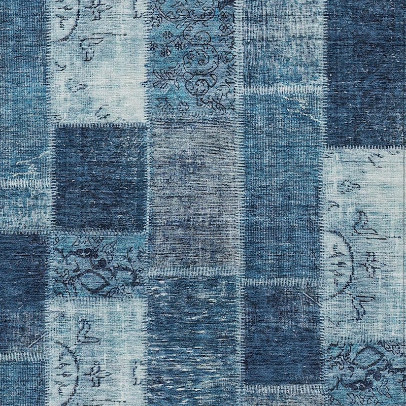 HomeRoots Patchwork Traditional Rectangle Outdoor Rug