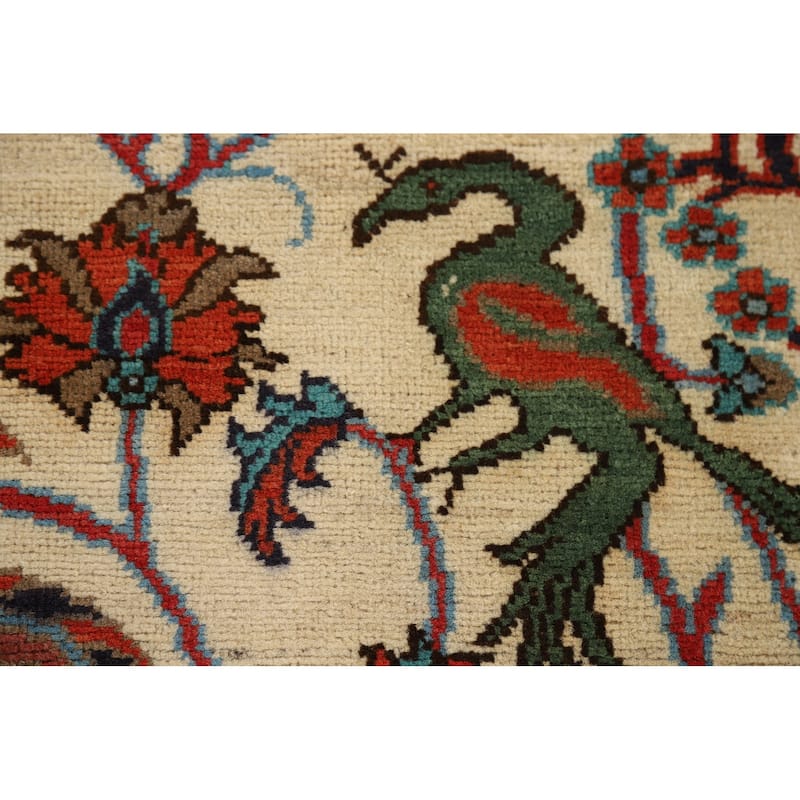 Animals Design Ziegler Foyer Rug Hand-Knotted Wool Carpet - 2'0" x 3'0"