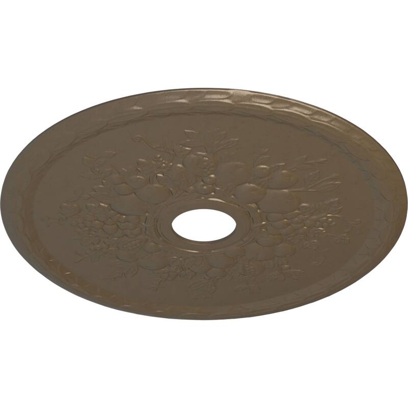 22 5/8"OD x 3 5/8"ID x 5/8"P Grape Ceiling Medallion