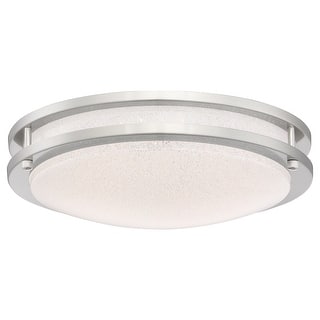 Access Lighting Sparc - LED 14" Flush Mount - Chrome Finish - Starry Acrylic - Dimmable - Dedicated LED