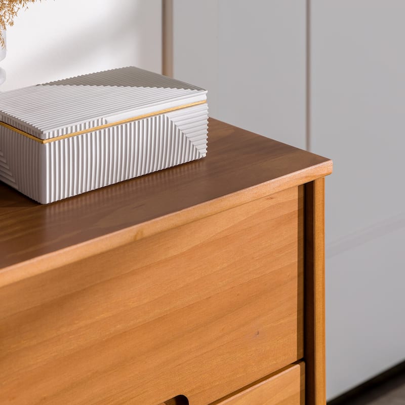 Middlebrook Mid-Century Solid Wood 2-Drawer Nightstand, Set of 2